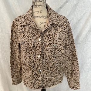 Divided H&M, Cheetah print, women’s jacket, size M